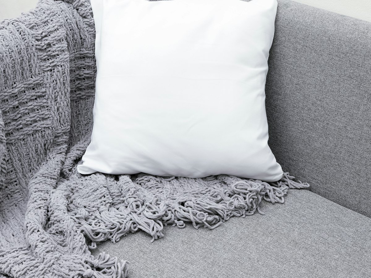 Set de 4 coussins en velours